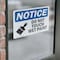 Signmission Do Not Touch Wet Paint Sign With Symbol, 7 in W x Rectangle, Vinyl Decal OS-2PACK-NS-D-57-L-11390 - alternate 2